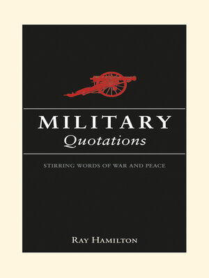 cover image of Military Quotations